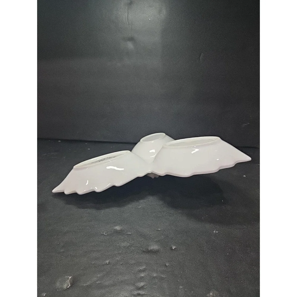 Godinger Antique Reflections 3-Part Serving Dish, Silver Tone Divided Tray‎